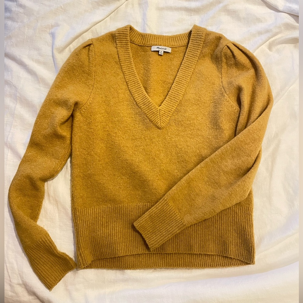 Madewell Mustard Yellow Sweater